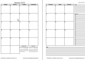 Page A Day Calendar Template Monthly Planner Template Free Printable Monthly Planner