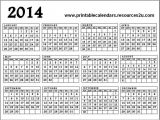 Pages Calendar Template 2014 7 Best Images Of Year Calendar 2014 Printable One Page