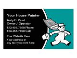 Painter Business Card Template Free 600 Painting Contractor Business Cards and Painting