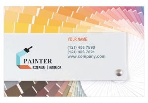 Painter Business Card Template Free House Painting Contractor Print Template Pack From Serif Com