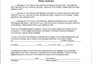 Painting Contracts Templates Face Painting Plus Show Schedule and Reviews Party