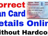 Pan Card form Name Change How to Correction Pan Card Online L How to Correct Pan Card Online L Correct Name In Pan Card Online