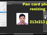 Pan Card Ka Hindi Name How to Set Image for Pan Card In Photoshop Low Size