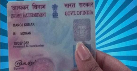 Pan Card Number by Name and Date Of Birth How to Apply for A Duplicate Pan Card Times Of India