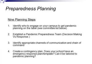Pandemic Preparedness Plan Template Pandemic Flu Preparedness Ppt Download