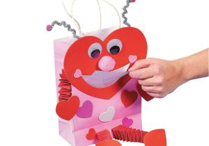 Paper Bag Valentine Card Holder Luv Bug Valentine Card Holder Paper Bag Craft Kit