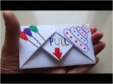Paper Card Kaise Banate Hai Diy Pull Tab origami Envelope Card Letter Folding origami Birthday Card Greeting Card