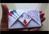 Paper Card Kaise Banate Hain Diy Pull Tab origami Envelope Card Letter Folding origami Birthday Card Greeting Card