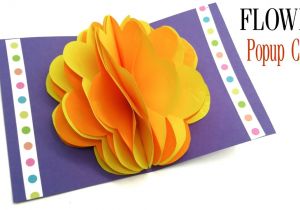 Paper Card Kaise Banate Hain Flower Popup Card Diy Scrapbook Tutorial by Paper Folds 831