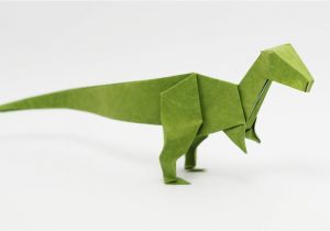 Paper Card Kaise Banate Hain origami Velociraptor Jo Nakashima Dinosaur 6