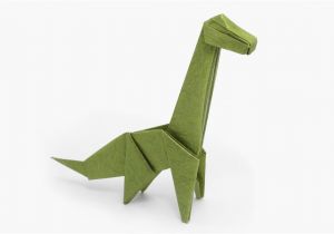 Paper Card Kaise Banaya Jata Hai origami Brachiosaurus Jo Nakashima Dinosaur 4