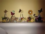 Paper Clip Place Card Holder Altered Binder Clips Punches and Handmade Flowers Embellish