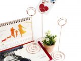 Paper Clip Place Card Holder Us 3 34 45 Off 6pc Memo Note Name Card Holder Picture Wire Clip Stand organiser for Wedding Figurines Miniatures Aliexpress