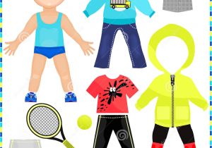Paper Dress Up Dolls Template 7 Best Images Of Printable Boy Clothes Winter Clothes