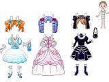 Paper Dress Up Dolls Template Paper Doll Dresses Printable Dress Up Paper Doll