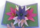 Paper Flower Pop Up Card Browse by Date Pop Up Flower Cards Simple Cards Handmade