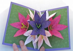 Paper Flower Pop Up Card Browse by Date Pop Up Flower Cards Simple Cards Handmade