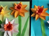 Paper Flower Pop Up Card Paper Narcissus