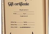 Paper Gift Certificate Template Paper Gift Certificate Template Printable Certificates
