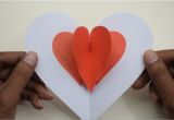 Paper Heart Pop Up Card Diy Pop Up Card Heart A Easy Pop Up Card Tutorial