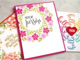 Paper Inserts for Card Making Wreath Builder Stamping
