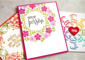 Paper Inserts for Card Making Wreath Builder Stamping