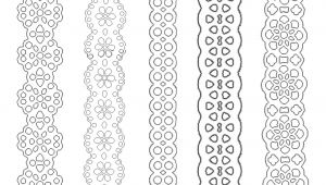 Paper Lace for Card Making Paper Lace Ribbons to Print and Paint Everywhere Lace