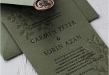 Paper Marriage for Green Card Invitatie Letterpress Carmen sorin Hochzeitseinladung