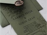 Paper Marriage for Green Card Invitatie Letterpress Carmen sorin Hochzeitseinladung