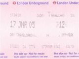 Paper One Day Travel Card Travelcard