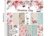 Paper Packs for Card Making 24 Sheets Christmas Day Scrapbooking Pads Paper origami Art Background Paper Card Making Diy 6×6 Inch Scrapbook Paper Craft