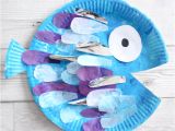 Paper Plate Fish Template Paper Plate Rainbow Fish Craft Arty Crafty Kids