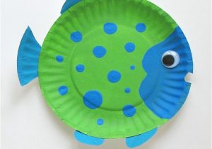 Paper Plate Fish Template Paper Plate Tropical Fish A Vibrant and Fun Paper Plate