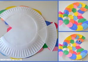 Paper Plate Fish Template Summer Reading Adventure Week 2 the Rainbow Fish