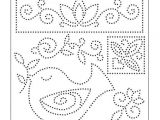 Paper Pricking Templates Use Our Bird Pin Pricking Template to Make Gorgeously