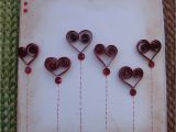 Paper Quilling Card for Boyfriend Quilling Valentine Card Con Immagini Idee Quilling Idee