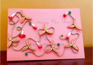 Paper Quilling New Year Card A Journey Into Quilling & Paper Crafting New Year Card