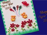 Paper Quilling New Year Card Quilling Paper Quilling New Year Greeting Card Quilled
