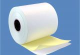 Paper Roll for Card Machine 3 X 95 2 Ply Carbonless Receipt Paper Rolls White Canary 50 Rolls