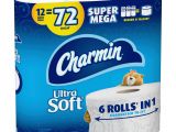 Paper Roll for Card Machine Charmin Ultra soft Super Mega Roll toilet Paper 396 Sheets Per Roll 12 Rolls