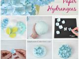 Paper Roses for Card Making Diy Paper Hydrangea Flowers Templates and Tutorial Paper
