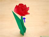 Paper Roses for Card Making How to Fold A Paper Rose with Pictures Wikihow