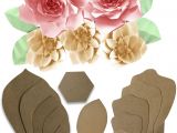 Paper Roses for Card Making Paper Flower Template Kit Make Your Own Paper Flowers Paper Flowers Decorations for Wall Make Unlimited Flowers Diy Do It Yourself Make All