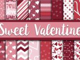 Paper source Creative Card Making Sweet Valentine Digital Paper