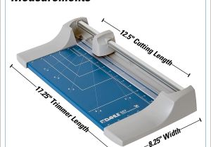 Paper Trimmers for Card Making Dahle 507 Personal Rolling Trimmer 12 5 Cut Length 7 Sheet Capacity Self Sharpening Automatic Clamp German Engineered Paper Cutter