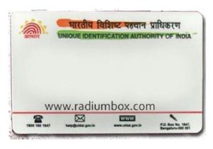 Paper Used for Aadhaar Card 0pcstop Print Cartridge Aadhar Id Pre Printed Pvc Card for thermal Printers 25