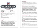 Paper Used for Calling Card Nfl Game Day Board Game by Flat River Group Amazon De