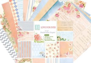 Paper Used for Card Making Amazon Com 24 Sheets Love forever Scrapbooking Pads Paper