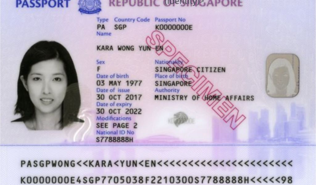 Paper Used for Id Card File Biodata Page Of Singapore Passport Jpg ...