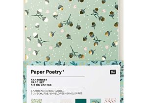 Paper Used for Id Card Paper Poetry Grua Kartenset Classical Christmas A6 C6 12teilig
